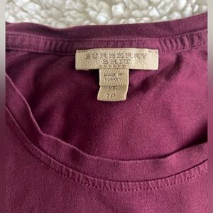 Burberry short sleeve shirt ( with option to fold sleeve)